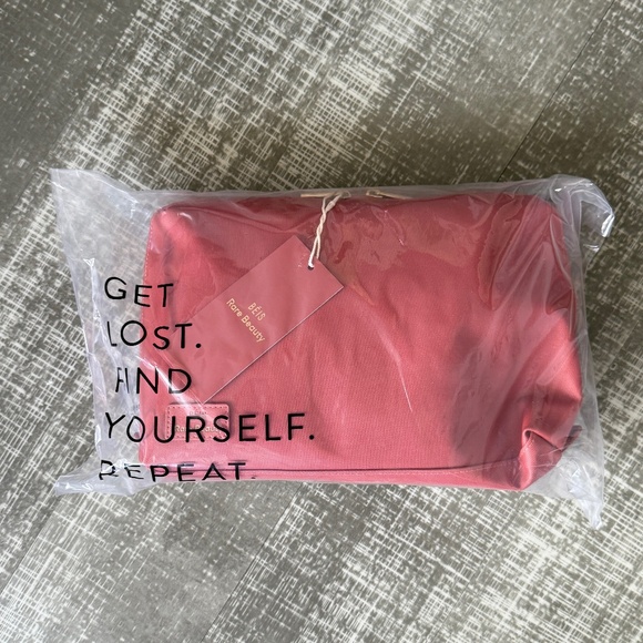 Beis x Rare Beauty The Large Cosmetic Pouch in Worth Pink Color - Picture 5 of 7